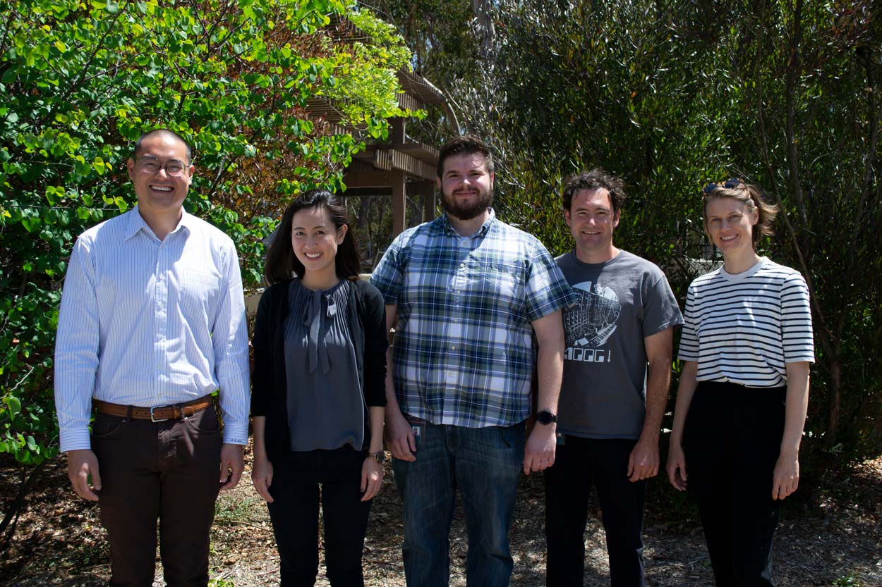 2022-2023 inaugural KIBM Postdoctoral Scholars are: Jeffrey Jones (Gage Lab, Salk), Christopher Lee (Rangamani Lab, UC San Diego Jacobs School of Engineering), Nuttida Rungratsameetaweemana (Sejnowski Lab, Salk and UC San Diego School of Biological Sciences), Lisanne Schulze (Lovett-Barron Lab, UC San Diego School of Biological Sciences) and Donovan Ventimiglia (Asahina Lab, Salk)