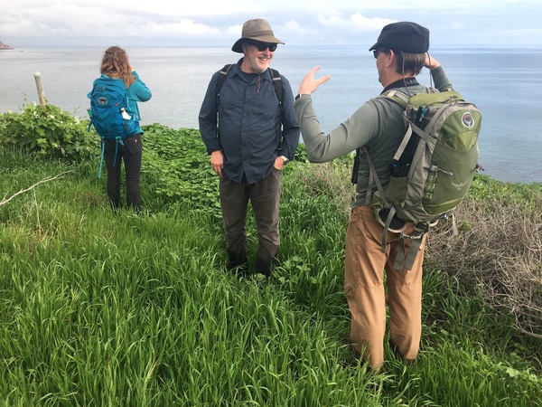 Steve Monfort exploring a reserve