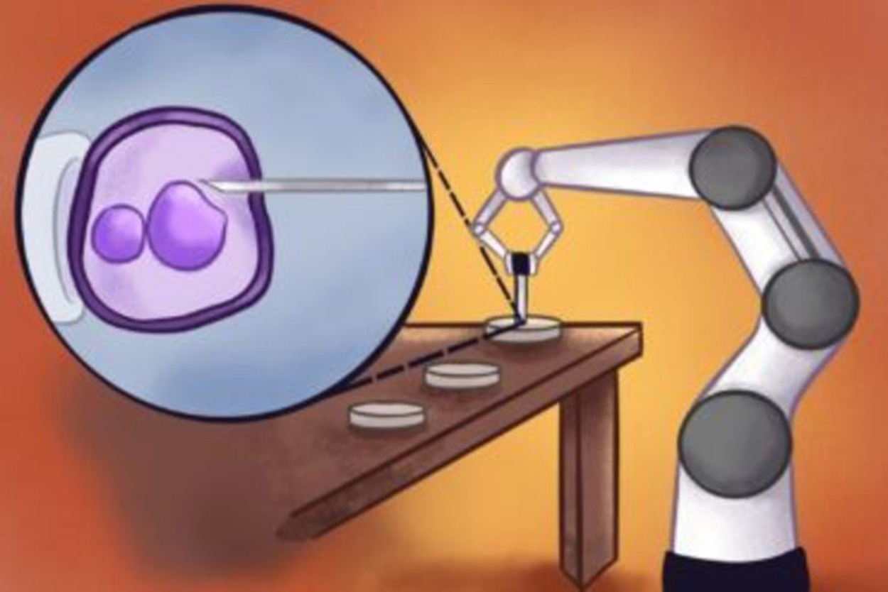 Cartoon of a robot