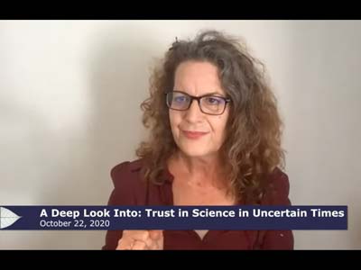 A Deep Look Into: Trust in Science in Uncertain Times